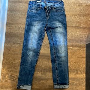 Kut from the Kloth straight leg cropped jeans
